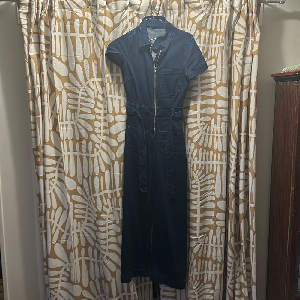 Maeve Colette Denim Jumpsuit Size 0